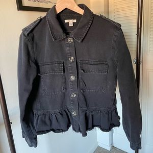 Black Jean Jacket
